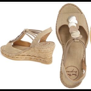 Toni Pon Espadrilles Grey/Beige size 41, US 10